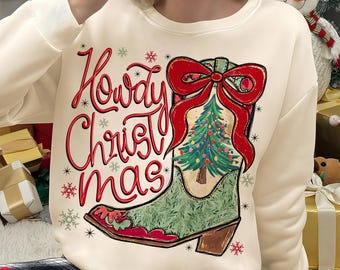 Hola Navidad PNG, Navidad occidental PNG, Árbol de Navidad PNG, Navidad de vaquero PNG, Vaquera navideña, Diseño navideño coqueto PNG