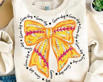 Coquette Softball Bow Png, Softball Mama Shirt, Mama PNG Digital Download, Girl Loves Softball Png Shirt, Mother's Day Gift For Mom,Game Day