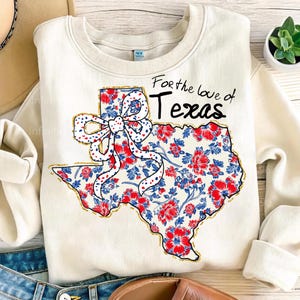 Mapa Floral Vintage Texas Png, Coquette Texas Bow png, 4 de Julho Png, Design de Camisa Patriótica, Bandeira da América Png, Garota Americana png, EUA Png