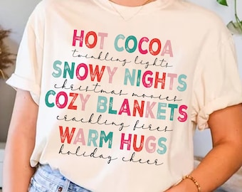 Chocolate caliente Luces centelleantes Películas navideñas png, navidad preppy png, navidad retro png, navidad png, santa png, es la temporada png