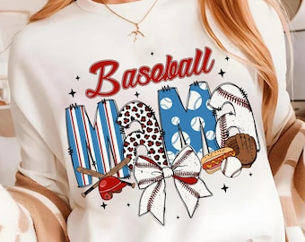 Retro Baseball Mama Png, Mama Baseball Png, Baseball Coquette Bow Png, Game Day Shirt Design, Baseball Mom, Baseball Mom Png, Sport Png
