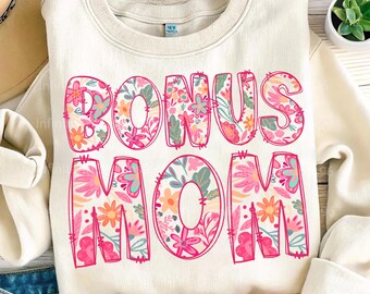 Mamá Bonus Png, Mamá Floral Png, Mamá png, Garabatos de mamá Png, Mamá png, Mamá Preppy Png, Regalo para mamá, Día de la Madre png, Floral retro png, mamá