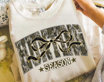 Hunting Season Sublimation, Checkered Camo Hunting Season Png, Hunting Season Png, Coquette Hunting Png, Camo Pattern, Glitter Coquette Bow