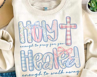 Holy enough to pray for you png, Bible Verse Png, Religious Png, Floral Jesus Png, Jesus Christian Png, Grandmillennial, Preppy Floral Png