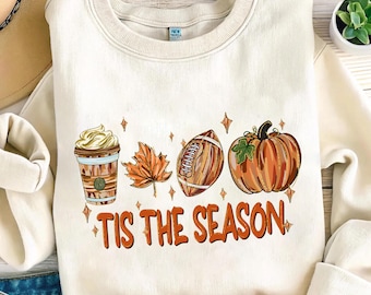 Tis the season Png, Cozy season png, Fall png, Girly Fall Coquette Bow Png, Fall Pumpkin Png, Fall Sublimation Design, Pumpkin Spice Png