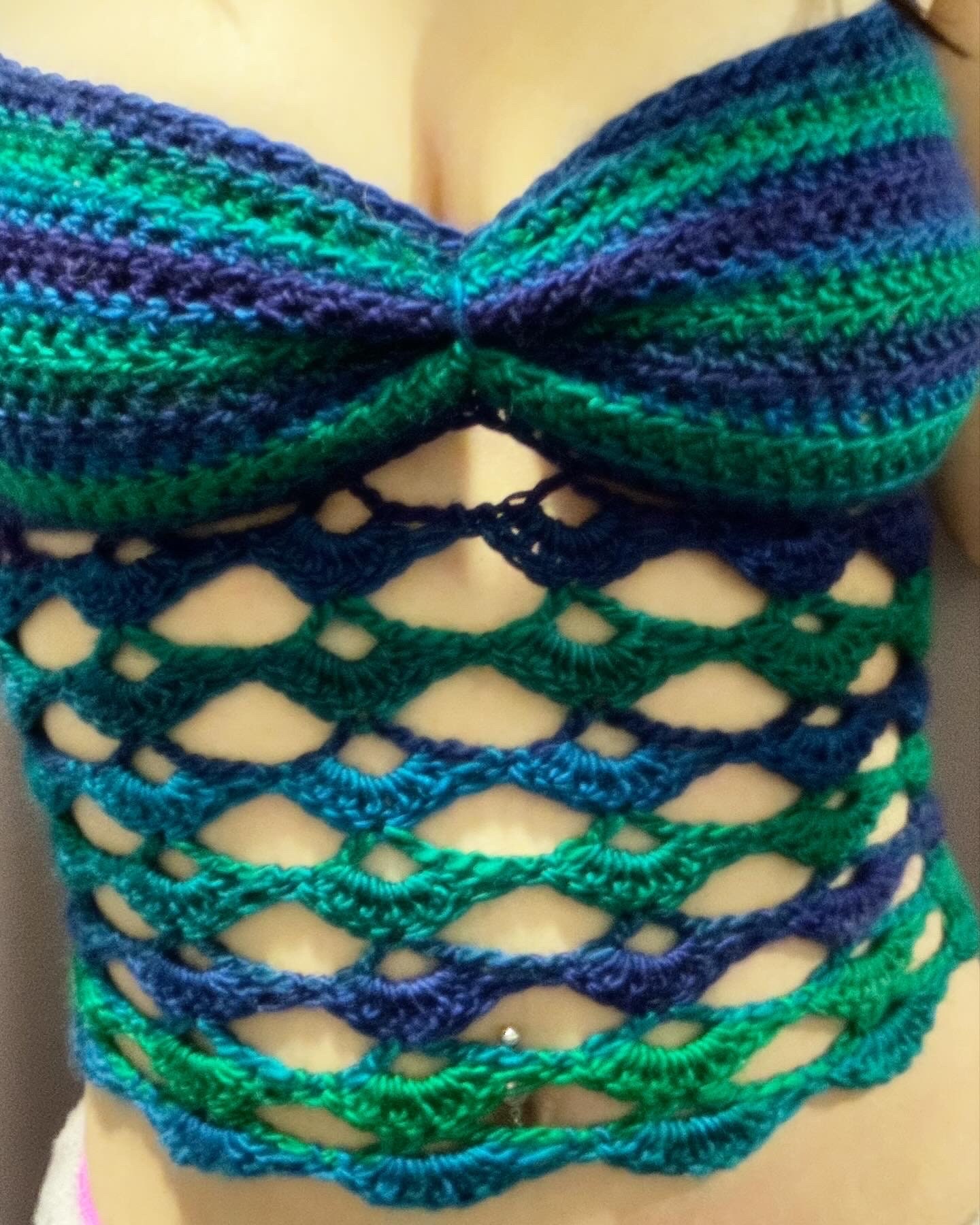 Brocade Mermaid Top