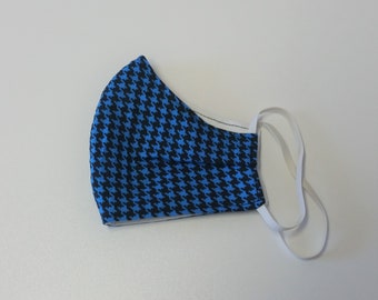 Face Mask- Child Sized- Houndstooth (Inv #6008)