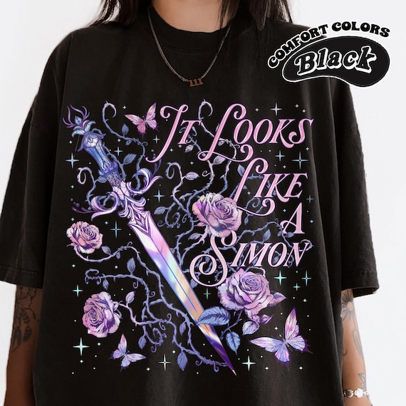 It Looks Like A Simon Comfort Color T-Shirt, Quicksilver By Callie Hart- Carrion's, Book Lover Gift- Fantasy Shirt, Romance Reader Tee
