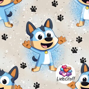 Children's fabric cute dog funny jersey terry muslin organic own production sustainable children's clothing exclusive designs