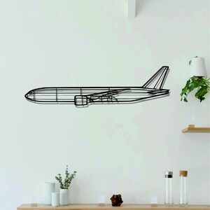 777F Aircraft   Metal Wall Art | Airplanes Art | Aircraft Metal Wall Art l Aviation Metal Art Decor | Gift For Lovers l Minimalist Decor