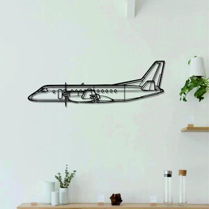 340B Plus Aircraft   Metal Wall Art | Airplanes Art | Aircraft Metal Wall Art l Birthday Gift | Gift For Lovers l Minimalist Decor