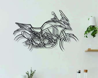 Multistrada V4S Motorcycle  Metal Wall Art | Motorcyclecycle  Wall Decor | Custom Motorcyclecycle Wall Art | Metal Wall Decor