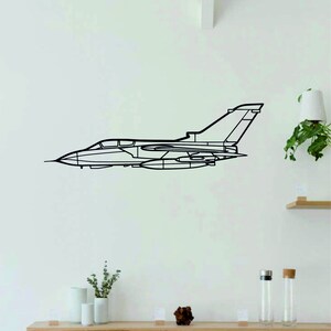 Tornado Aircraft  Metal Wall Art | Airplanes Art | Aircraft Metal Wall Art l Aviation Metal Art Decor | Gift For Lovers l Minimalist Decor