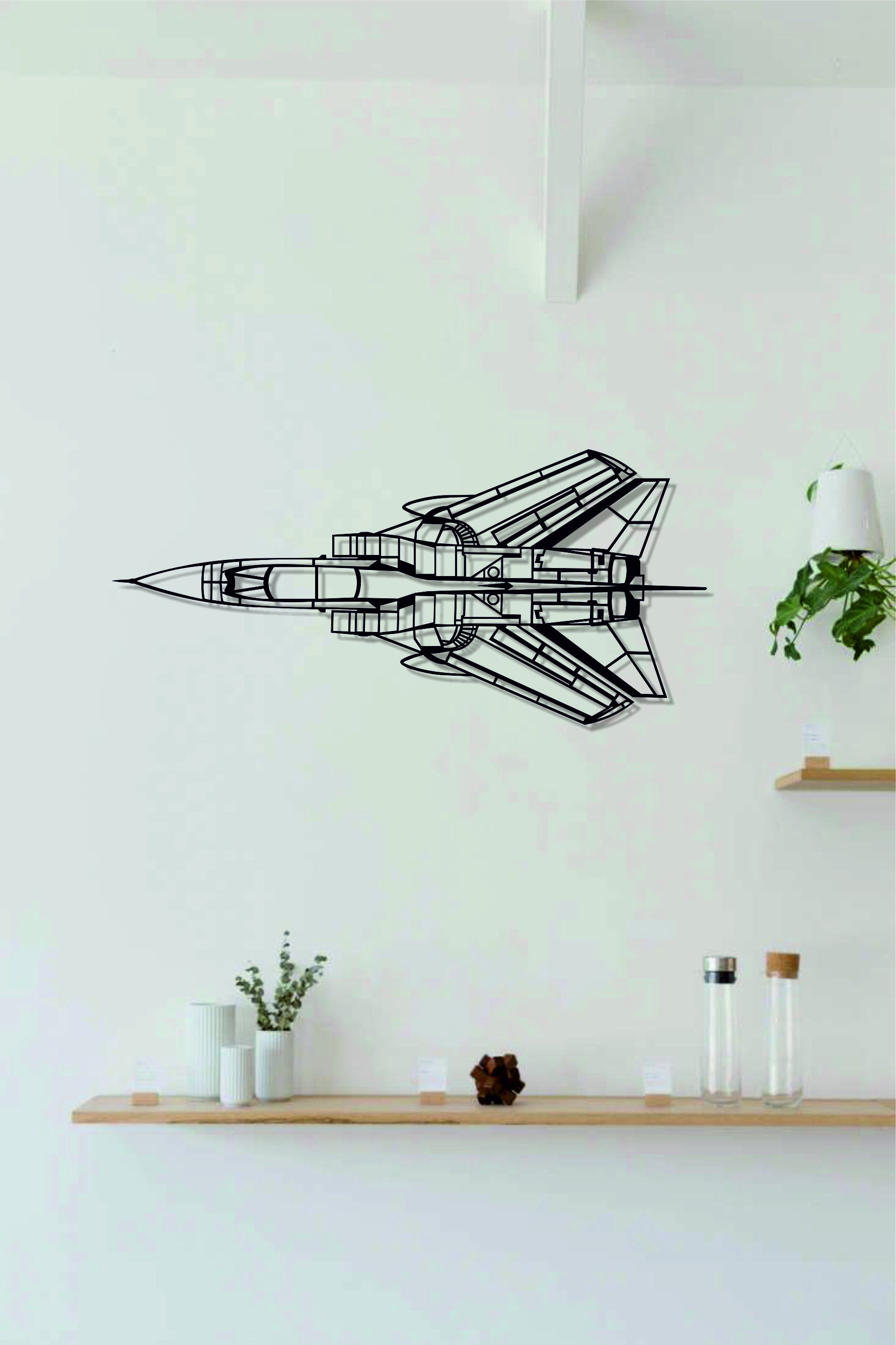 Tornado Aircraft  Metal Wall Art | Airplanes Art | Aircraft Metal Wall Art l Aviation Metal Art Decor | Gift For Lovers l Minimalist Decor