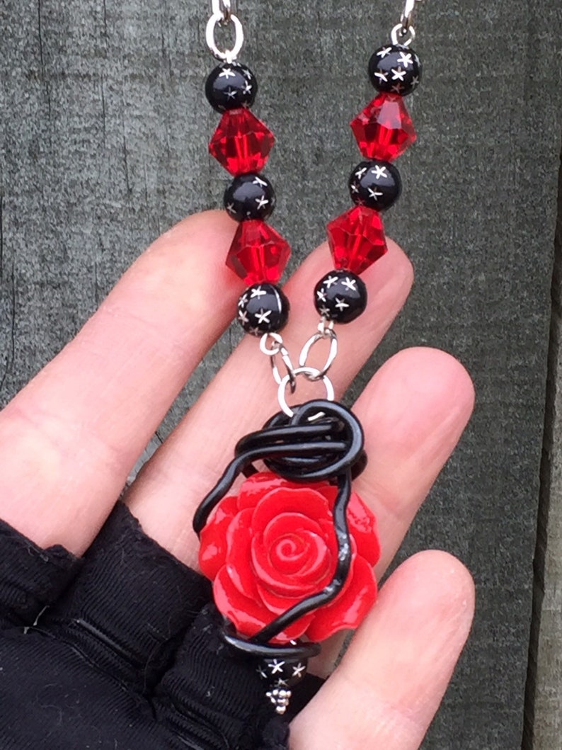 Supernatural Season 15 Rowena Queen of Hell Wire Wrapped Necklace Ready to Ship