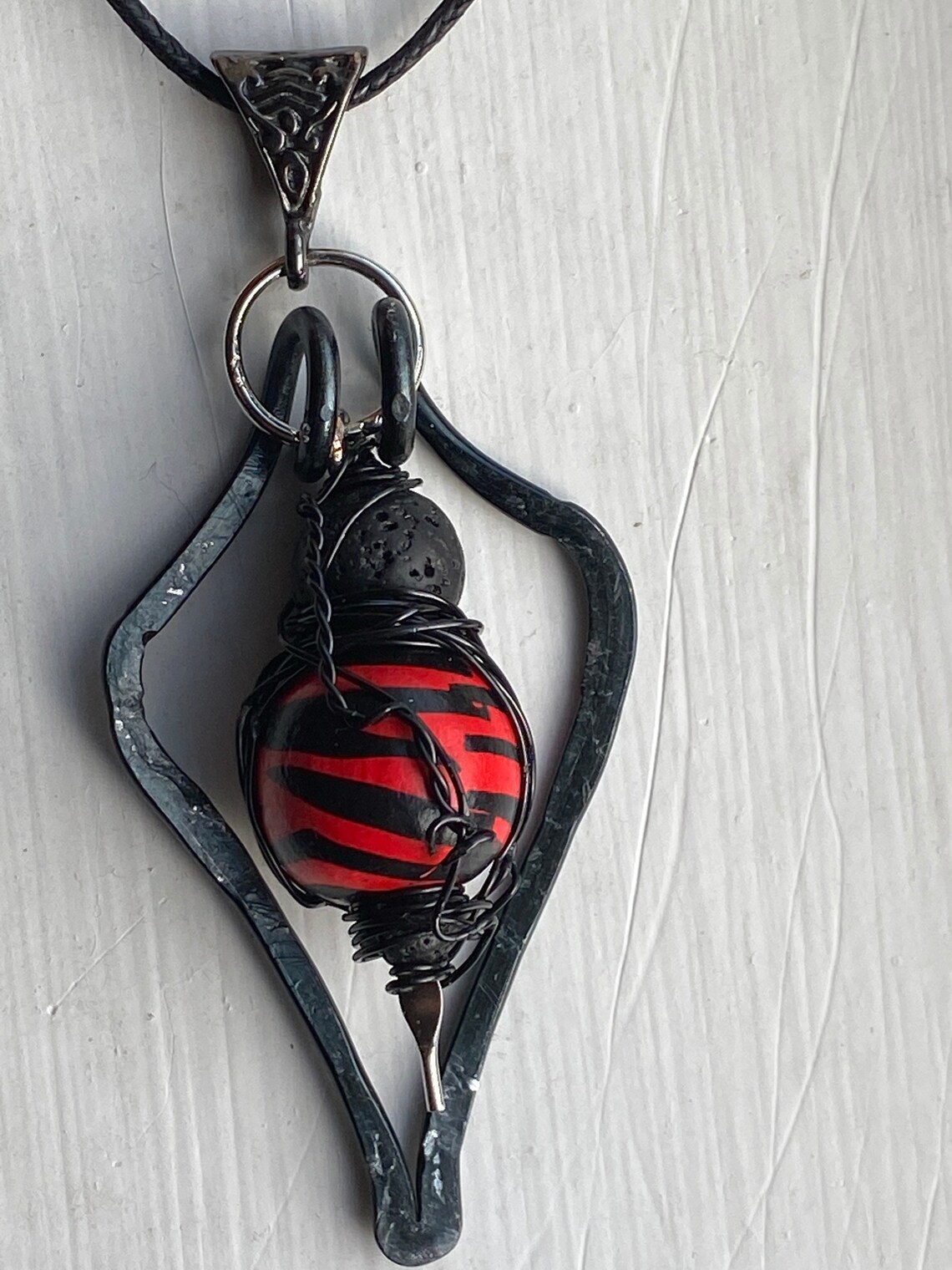 Jujutsu Kaisen Jewelry Sukana Wire Wrapped Necklace Etsy