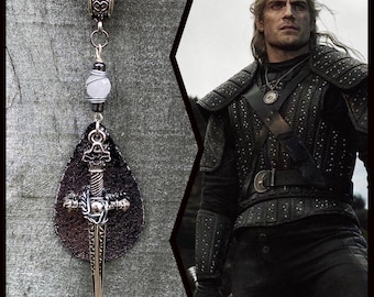 The Witcher Jewelry - Geralt Wire Wrapped Necklace with Sword