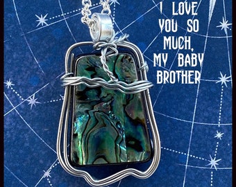Supernatural Jewelry - Dean Winchester Necklace - Love You So Much, My Baby Brother
