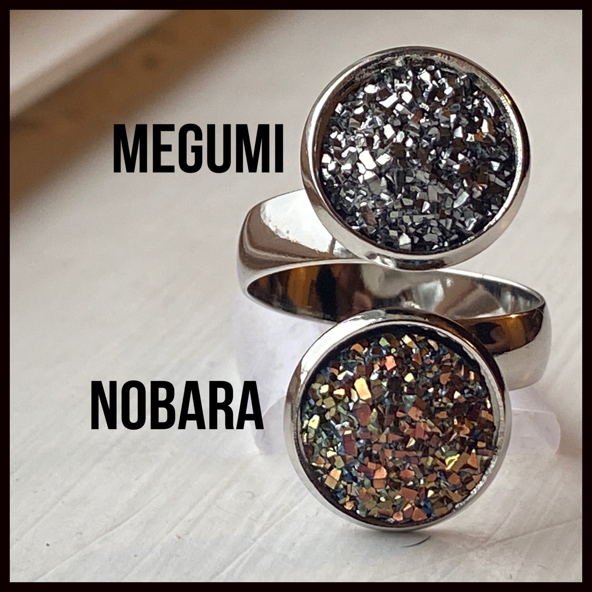 Jujutsu Kaisen Jewelry Design Your Own JJK Ring Faux Druzy Etsy