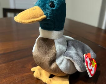 1998 Ty Beanie Baby Jake the Mallard Duck