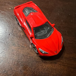 2019 Chevy Corvette Matchbox Red Diecast 1:64 car