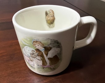 1980s/90s Wedgwood Beatrix Potter Mrs. Tiggy-Winkle Porcelain Mug Cup