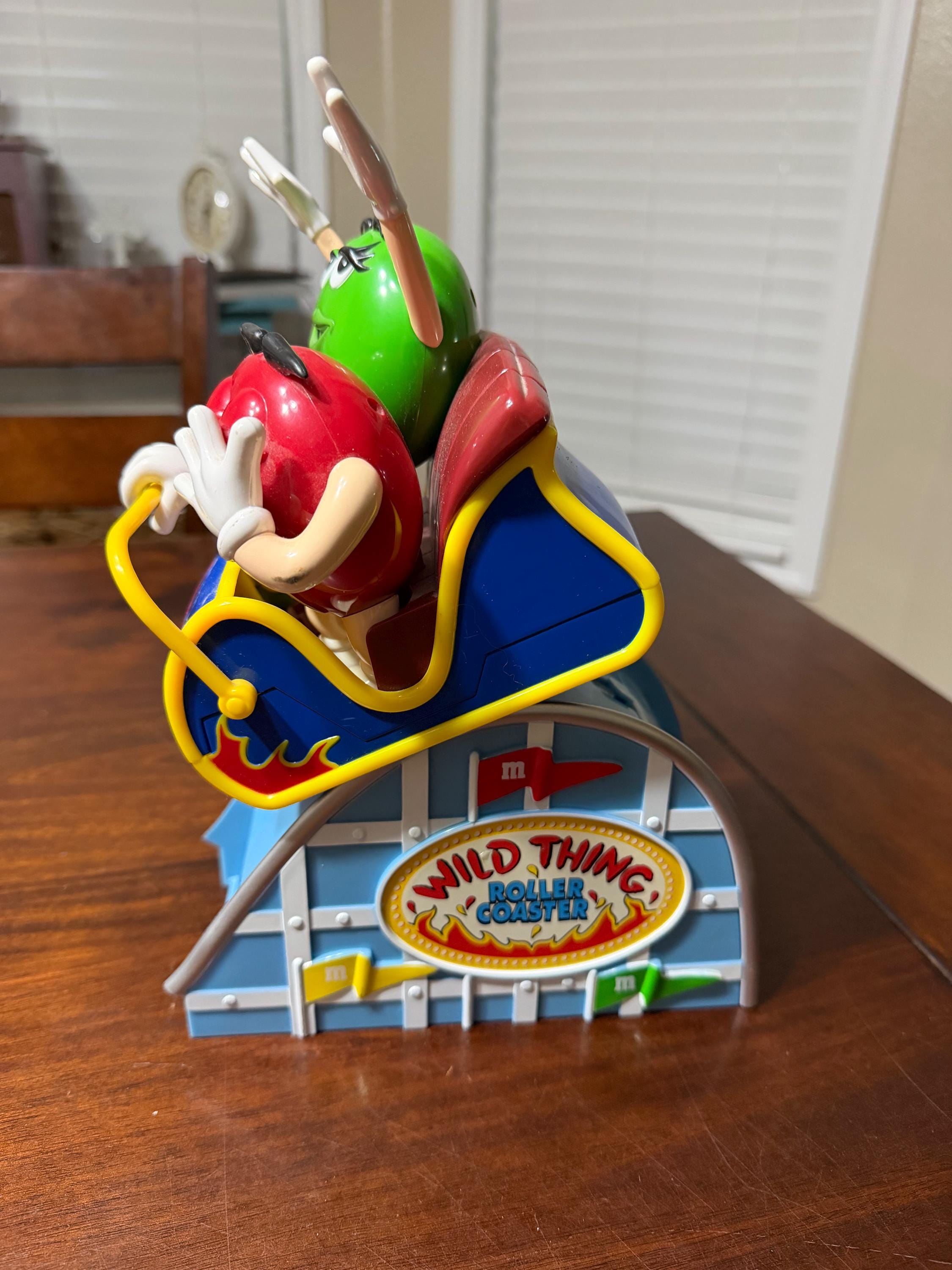 Vintage M&m's Wild Thing Roller Coaster Candy Dispenser - Etsy