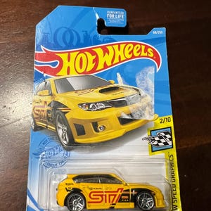 Hot Wheels 2020 - Subaru WRX STI - Gráficos de velocidad