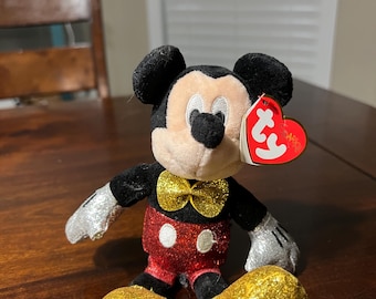 2022 Ty Sparkle Beanie Baby Disney's Mickey Mouse