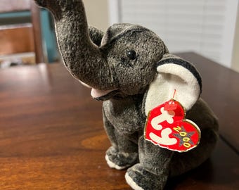 2000 Ty Beanie Baby Trumpet the Elephant