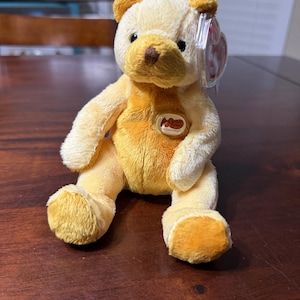 2003 Ty Beanie Baby Crackerbarrel Cornbread l'ours