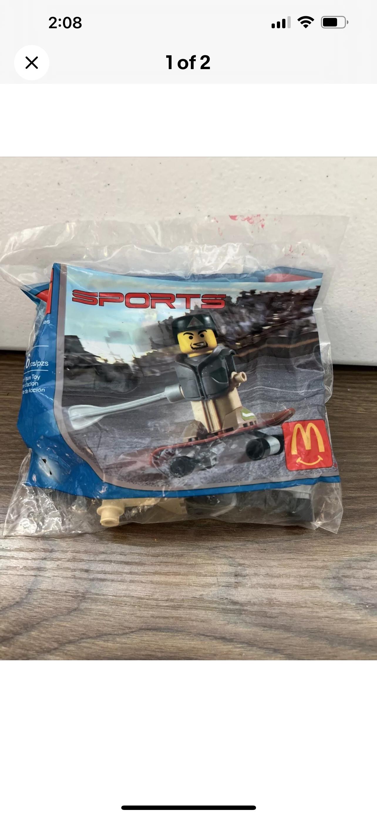 Lego Sports Mcdonalds LEGO CLASSIC MCDONALDS -- 2045 GRIMACE RACE