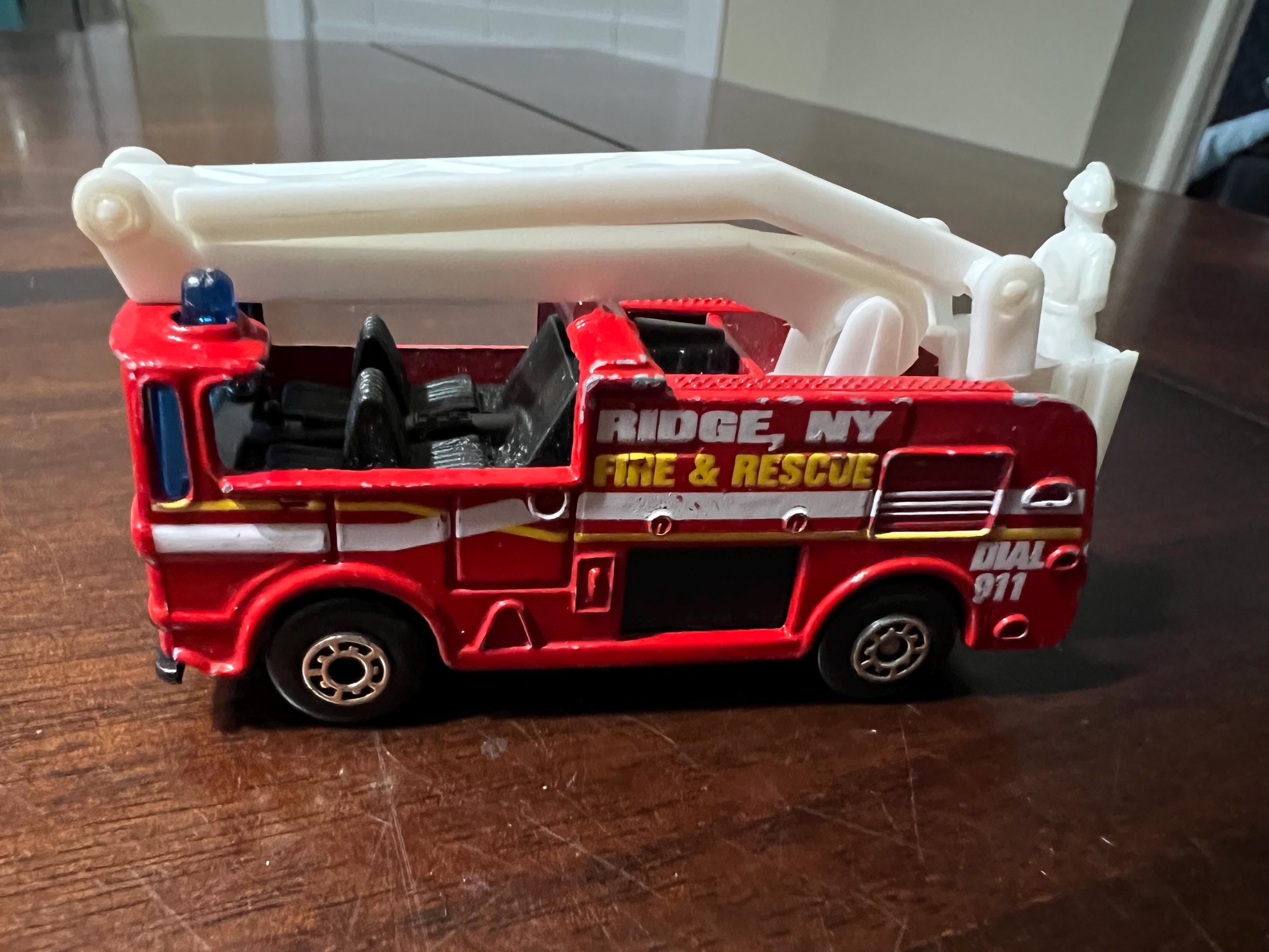 Matchbox Fire Truck - Etsy