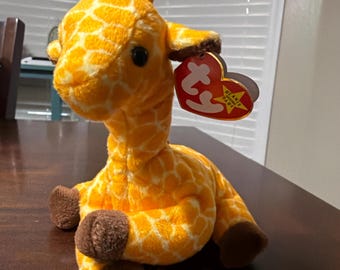 1995 Ty Beanie Baby Twigs the Giraffe WITH Tag