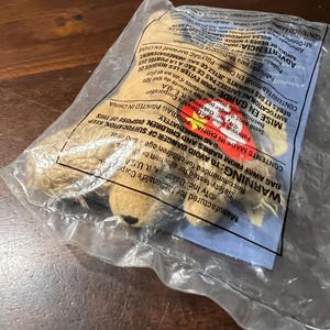 Ty Beanie Babies Mcdonalds - Spunky The Cocker Spaniel - retired 1999