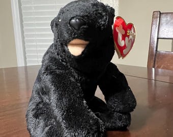 2000 Ty Beanie Baby Cinders the Black Bear