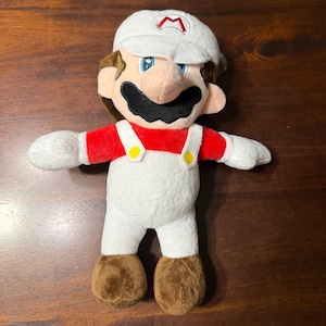 Super Mario Bros Fireball Mario 25 cm plysch med sugkopp bild 1