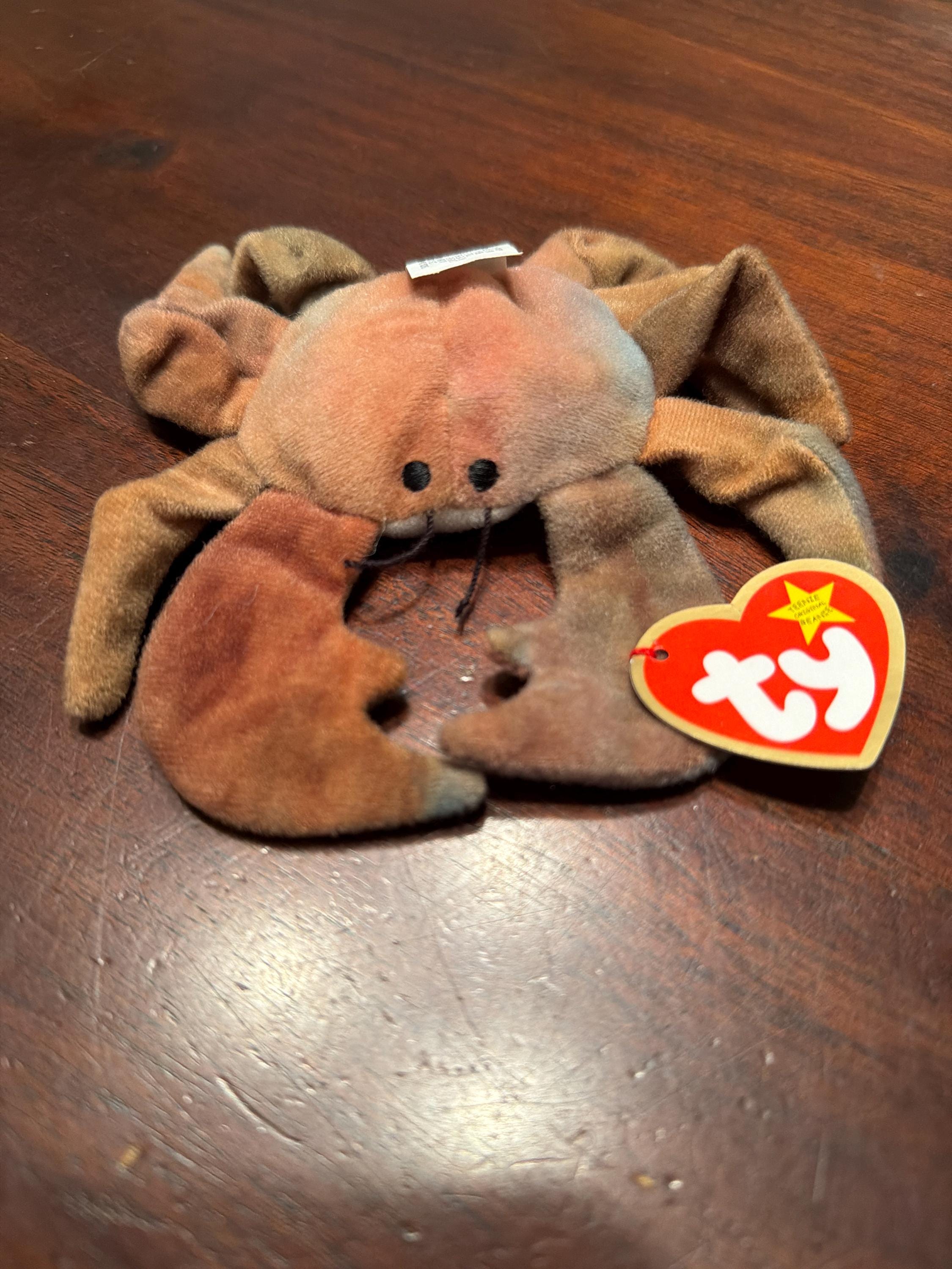 1993 Ty Teenie Mini Beanie Babies Claude the Crab - Etsy