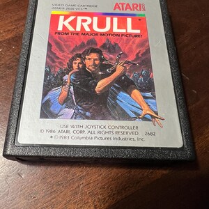 Krull (Atari 2600) 1986 カートリッジのみ - 未テスト