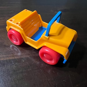 vintage tyco camping sesame street jeep car
