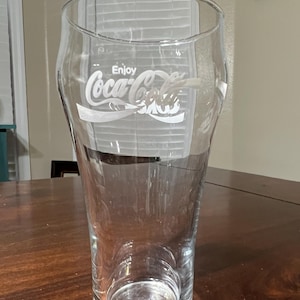 Vintage Coca Cola Coke Tumbler Glass