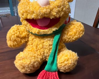 1987 Henson Associates The Muppets  Baby Fozzie Bear 6" Plush