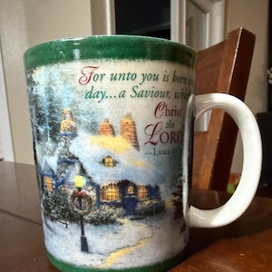 Thomas Kinkade Cup - Etsy Singapore