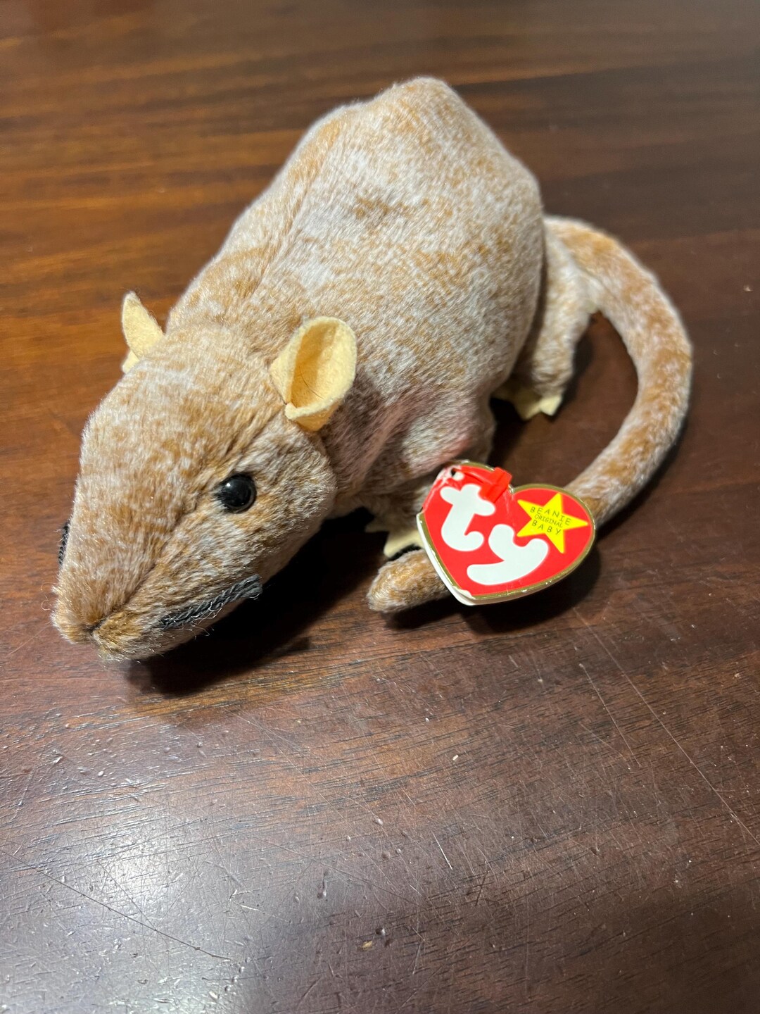 1999 Ty Beanie Baby Tiptoe the Rat Mouse - Etsy