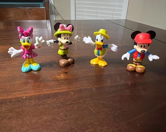 Disney 3 "Miniatur Donald Duck, Minnie Maus, Daisy Duck und Micky Maus