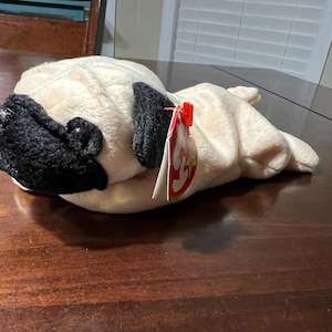 1996 Ty Beanie Baby Pugsly the Pug Dog