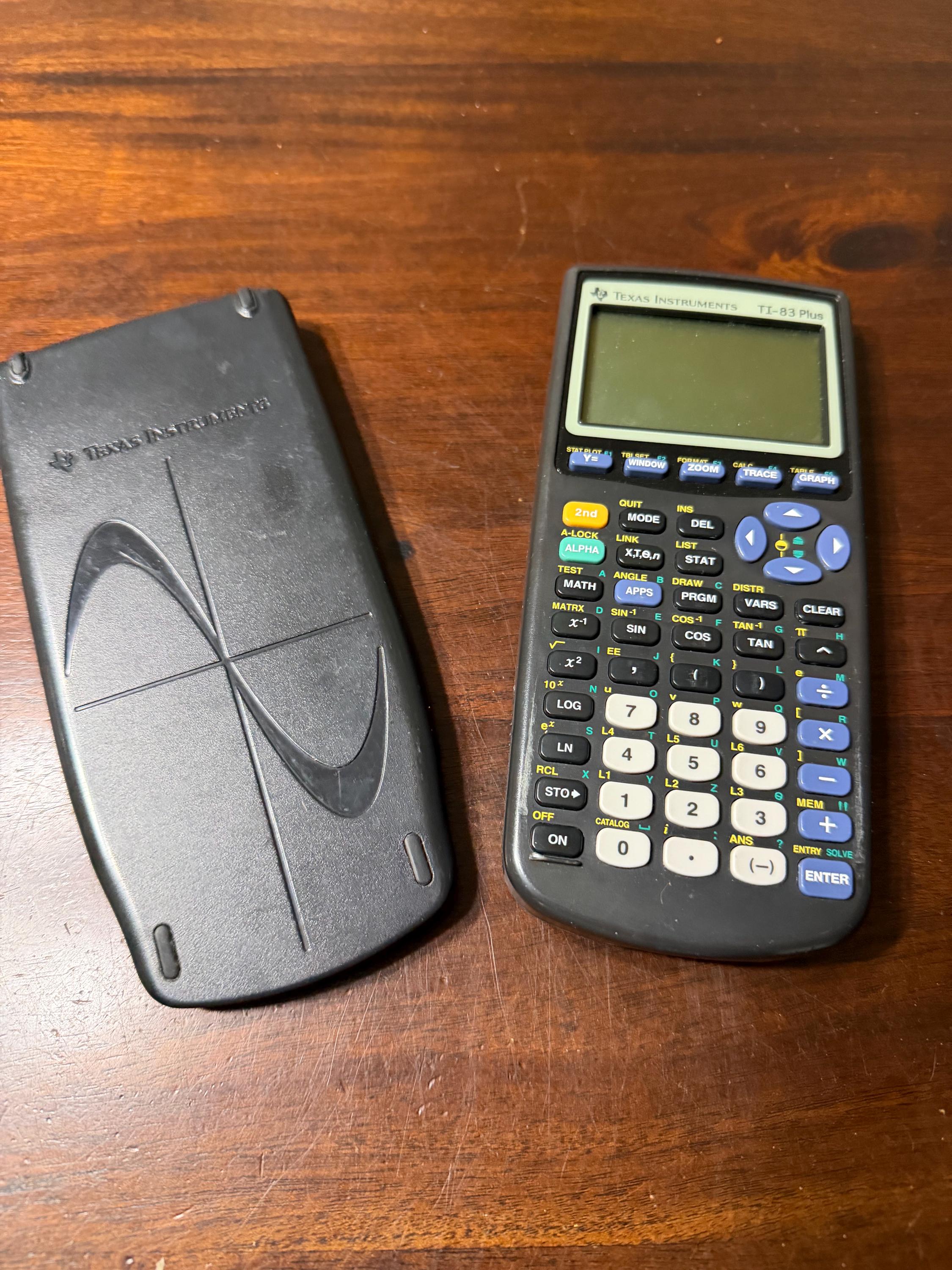 Vintage TI Math Explorer Taschenrechner Von 1988 – Solarbetrieben, Voll Funktionsfähig, Mit LCD – Inkl. Versand