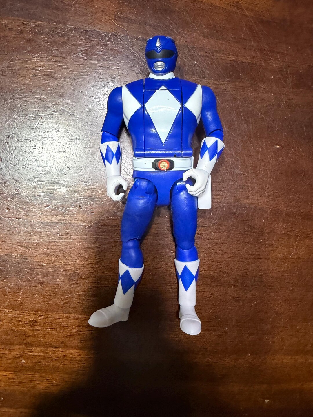 1993 Bandai Mighty Morphin Power Rangers Billy Cranston Blue Ranger ...