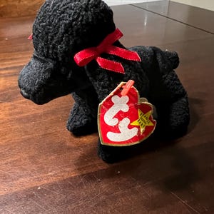 1997 Ty Beanie Baby Gigi the Poodle Dog
