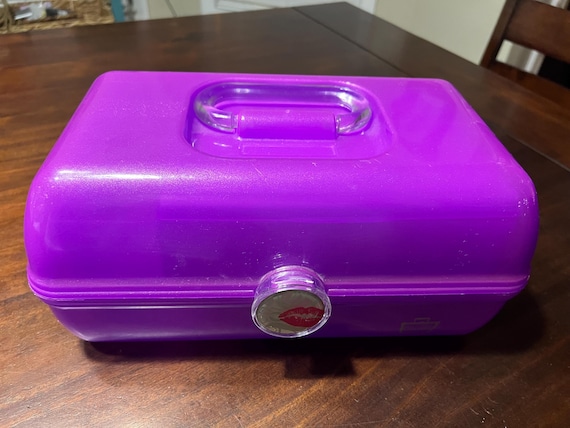 Vintage Caboodle Make Up Train Case With Mirror